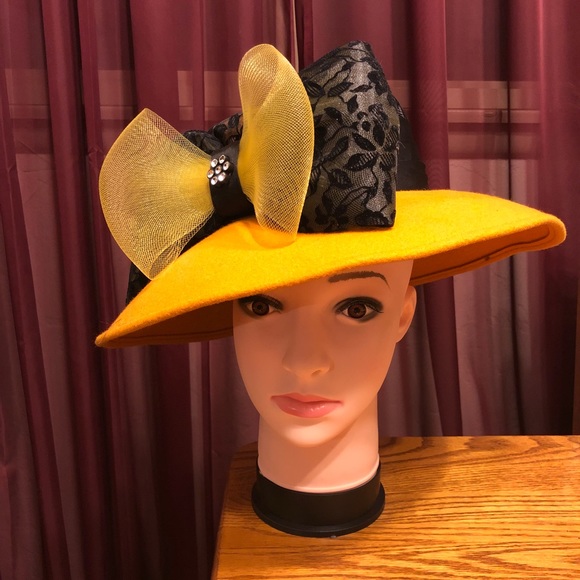 Vintage Mustard/Black Hat main image 4